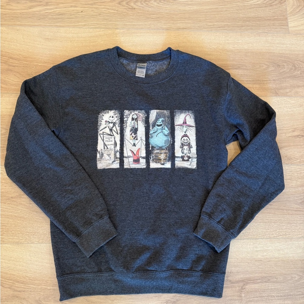 The nightmare before Christmas X haunted mansion artwork sweater